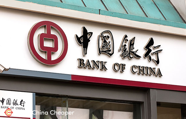 Bank of China sign