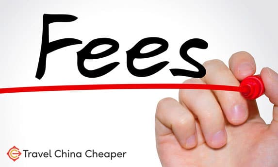 What are the rental fees to pay when renting in China?