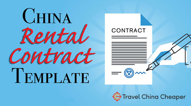 Chinese rental contract template plus Chinese-English bilingual contract