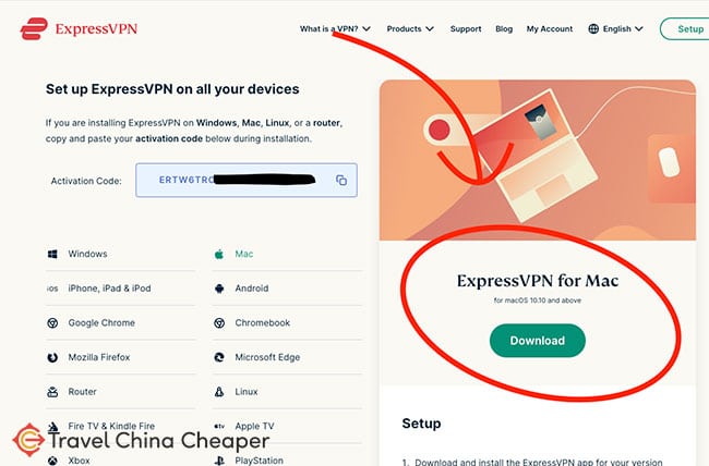 Download or update ExpressVPN