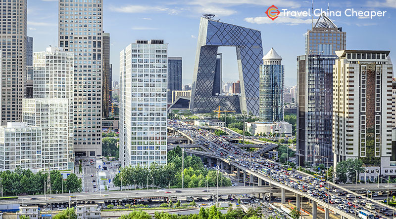 The massive blocks of Beijing, China