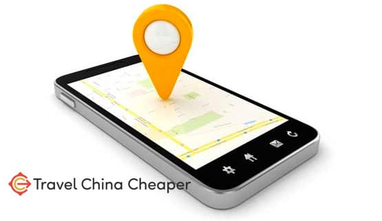 Use your smartphone in China as a map