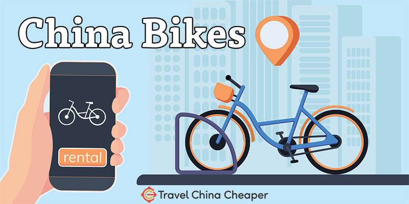 Rent a bike as a traveler using bike sharing China